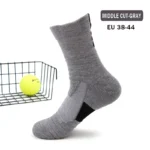 Super Elite Men Sports Socks Riding Cycling Basketball Running Sport Sock Summer Hiking Tennis Ski Man Women Bike Bicycle Slip - Image 7