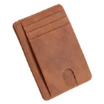 New RFID Blocking Men's Leather Wallet Slim Credit Card Holder Business Male Portable Mini Travel Purse For Man - Image 18