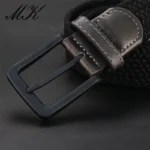 MaiKun Canvas Belts for Men Fashion Metal Pin Buckle Military Tactical Strap Male Elastic Belt for Pants Jeans - Image 4