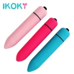 IKOKY Mini Bullet Vibrator Multi-speed AV Stick Clitoris Stimulator.
