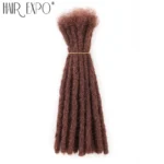 Handmade Dreadlocks  Synthetic Wigs Extensions Black Reggae Wig Crochet Braiding Hair For Afro Women And Men Hair Expo City