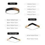 24inch Large Ceiling Lamps Led Lights for Room Bedroom Smart Lamp Lighting Fixture Ultrathin Led Ceiling Light For Living Room - Image 3