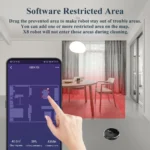 ABIR X8 Robot Vacuum Cleaner ,Laser System, Multiple Floors Maps, Zone Cleaning,Restricted Area Setting for Home Carpet Cleaning - Image 5