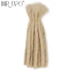 Handmade Dreadlocks  Synthetic Wigs Extensions Black Reggae Wig Crochet Braiding Hair For Afro Women And Men Hair Expo City