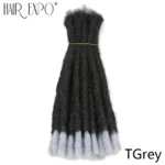Handmade Dreadlocks  Synthetic Wigs Extensions Black Reggae Wig Crochet Braiding Hair For Afro Women And Men Hair Expo City