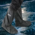 Reusable Motorcycle Scooter Dirt Bike Rain Shoes Cover Non-Slip Boot Covers Unisex Bicycle Shoes Protectors  For Rainy Snowy Day - Image 2