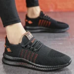 Fashion Sneakers Lightweight Men Casual Shoes Breathable Male Footwear Lace Up Walking Shoe - Image 3
