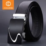 Men Belts Automatic Buckle Belt Genune Leather High Quality Belts For Men Leather Strap Casual  Buises  for Jeans - Image 4