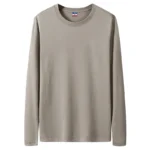 Fast Delivery T-Shirts Men Long Sleeves Tee Tops Male Autumn Plain Cotton Tshirts Plus Size 4XL 5XL Undershirts Man Clothing