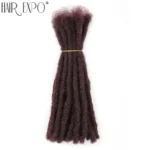 Handmade Dreadlocks  Synthetic Wigs Extensions Black Reggae Wig Crochet Braiding Hair For Afro Women And Men Hair Expo City