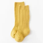 13 Colors Boys And Girls Cotton Socks Casual Ribbed Knee High Baby Long Tube Socks Bootes Socks Children Leg Warmers Socken - Image 17