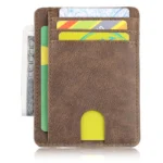 New RFID Blocking Men's Leather Wallet Slim Credit Card Holder Business Male Portable Mini Travel Purse For Man - Image 14