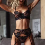 New Women Lingerie Set Lace Embroidery Push Up Bra Panties Sets Deep V Gather Top Sexy Underwear Bras Brassiere - Image 2
