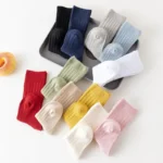 13 Colors Boys And Girls Cotton Socks Casual Ribbed Knee High Baby Long Tube Socks Bootes Socks Children Leg Warmers Socken - Image 5