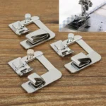 Sewing Hemming Set 1/3Pcs Wide Hem Foot 1Pc Or 3Pcs Narrow Rolled Hem Presser Feet For Brother Singer Low Shank Sewing Machines - Image 2