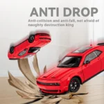 1:24 Dodge Challenger SRT Hellcat Redeye Muscle Alloy Diecast Car Model Computer Desktop DIY High Simulation Collection Ornament