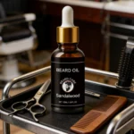 Men's Sandalwood Beard Oil for Men Deep Nourish Strengthens Follicles Long Lasting Moisturizing Softens Beard Grooming Oil 50ml