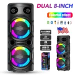 3000W Portable Bluetooth Speaker Sub woofer Heavy Bass Sound System Party Dj Karaoke Rechargeable Loud Speaker - Image 7