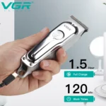 VGR Hair Trimmer Professional Hair Clipper Wireless Hair Cutting Machine Electric Zero Cutting Machine Trimmer for Men V-071 - Image 4