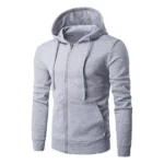 Autumn Men Sweatshirts Long Sleeve Jacket Hoodie Zipper - Image 2