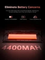 KAMRUI Gaming Laptop 16inch FHD AMD Ryzen9 6900HX/R7 H 255 24GB DDR5 512GB M.2 SSD Radeon 680M WiFi6 Win11PRO Backlit Keyboard - Image 6