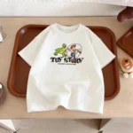 Summer Clothing Printed Cartoon Car Boys Tshirts Tops Short-sleeved Children's Wear Round Collar T-shirt Kids Costume T Shirts - Image 6
