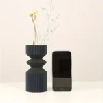 1 Nordic black plastic vase for home decoration - simple and elegant design for living room and dining room decoration - Image 5