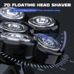 SEJOY Head Shavers for Bald Men Multifunctional 7D 6-in-1 Electric Razor with Nose Hair Trimmer Waterproof Men Grooming Kit - Image 3