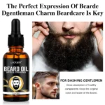 Valentine's Day Men's Beard Care Styling Product Long-lasting Moisturizing Beard Oil Softening Slick Butter Accessories Gift Set - Image 3