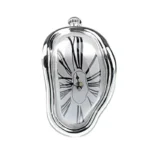2026 New Novel Surreal Melting Distorted Wall Clocks Surrealist Salvador Dali Style Wall Decororation Home Garden Clock