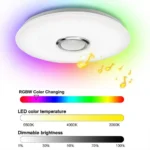 Smart RGB Ceiling Lamps Smart Modern Ceiling Lighting Bluetooth-compatible Home Decoration Smart Ceiling Light for Children Room - Image 5