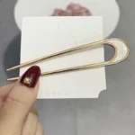U-Shaped Hair Fork Fashion Tortoiseshell Acetate Hairpin Women Geometric Headwear Hair Sticks Girls New Hair Clips Accessories - Image 29