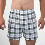 1PC Mens Sleepwear Plaid Pajama Bottoms At Home Plus Size Boxers Brief For Men High Waist Allo Pants Cotton Slacks Sleep Bottoms - Image 3