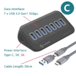 PHIXERO USB 3.2 Docking Station Hub 10Gbps Splitter Switch Dock Multi Port SD Card Socket Type C Gen2 for Surface PC Laptop 3.0 - Image 18