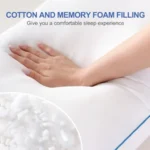 Memory Foam Body Pillow Insert - Full Body Pillow for Adults - Soft Large Long Bed Pillow for Side Sleeper White 20 Inchx54 Inc - Image 4