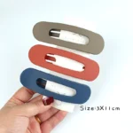 Fashion Matte Flat Hair Clips Duck Billed Clips  Accessories Matte Hairpins Hairgrips Bangs Barrettes Girls Hair Accessories - Image 25