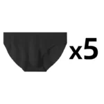 5 PCS/Lot Men's Summer Ice Silk Briefs Transparent Sexy Quick-drying Trendy Breathable Underwear Ultra-thin Seamless Panties - Image 18