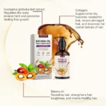 EELHOE 100ml Batana Oil Conditioner Nourishing Repair Damaged Hair Roots Dry Split Ends Reduce Frizzy Flyaways Hair Smooth Serum - Image 5