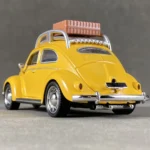 1:32 Volkswagen Beetle Travel Version Compact Sedan Alloy Diecast Model Car Indoor Computer Host Interior DIY Ornaments Present - Image 6