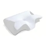 1pc Memory Foam Cervical Pillow, 2 in 1 Ergonomic Contour Orthopedic Pillow for Neck Pain, Contoured Support Pillows,Neck Pillow - Image 9