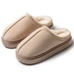 Indoor plush cotton slippers soft and comfortable winter shoes women's fashion home shoes women's winter slippers non-slip - Image 8