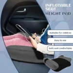 Inflatable Booster Car Seat PVC Travel Inflatable Seat Cushion Comfortable Portable Narrow Backless Booster Car Seat for Kids - Image 2