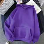 Men's and Women's Solid Color Sweatshirt - Image 8