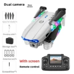 Newest E88 E99D Screen-controlled Lighting Mini Drone 4K 2 Camera Optical Flow Remote Control Aircraft Mavic Air 2
