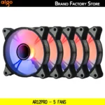 Aigo AR12PRO Computer Case Fan Ventoinha PC 120mm RGB Fan 4pin PWM CPU Cooling Fan 3pin5v Unlimited Space Argb 12cm Ventilador - Image 13