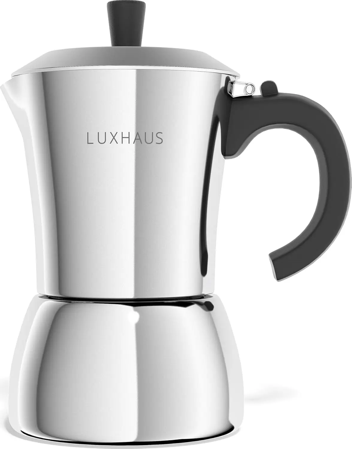 S067cb58250904e2badc783fa781ed14cb.webp 9 Cup Stovetop Espresso Maker - Stainless Steel Italian Cuban Mocha Coffee Pot for Home Brewing - Image 1