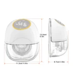 Wearable Breast Pump Smart Household Electric Breast Pumps Comfort Milk Collector with LED Display 3 Modes - Image 3