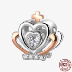 925 Sterling Silver Hamsa Hand Cross Dangle Charms Fit Original Bracelet Beads Faith Jewel plata de leyry DIY Easter Gift
