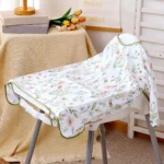 Elinfant Long Sleeve Baby Bibs Waterproof Feeding Eating Bibs Playing Painting Aprons Washable Coverall Highchair Cover
