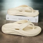 Men’s Orthopedic Sandals Fashion Couples Beach Flip Flop Summer Outdoor Soft Sandals with Arch Support Bathroom Slides